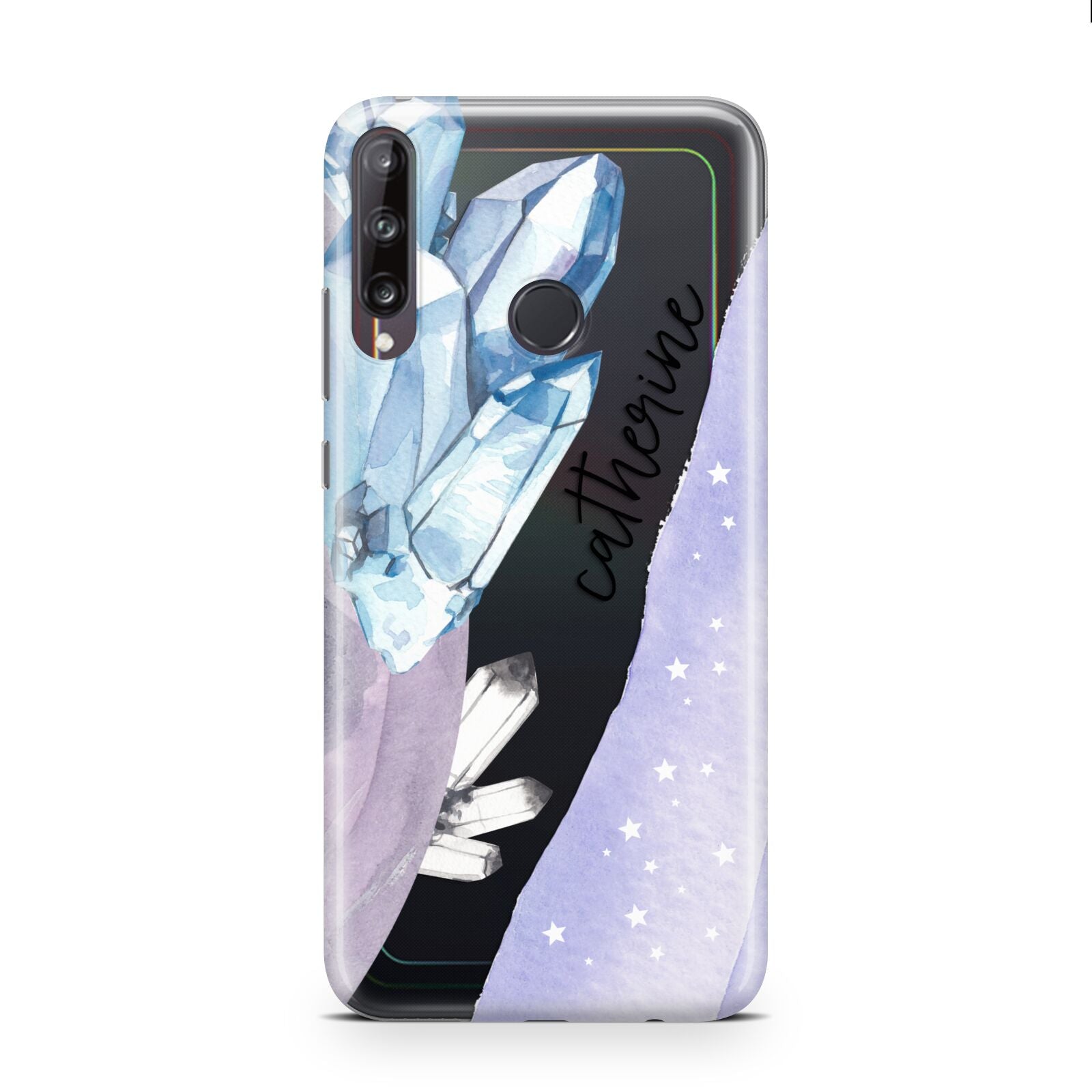 Crystals Personalised Name Huawei P40 Lite E Phone Case