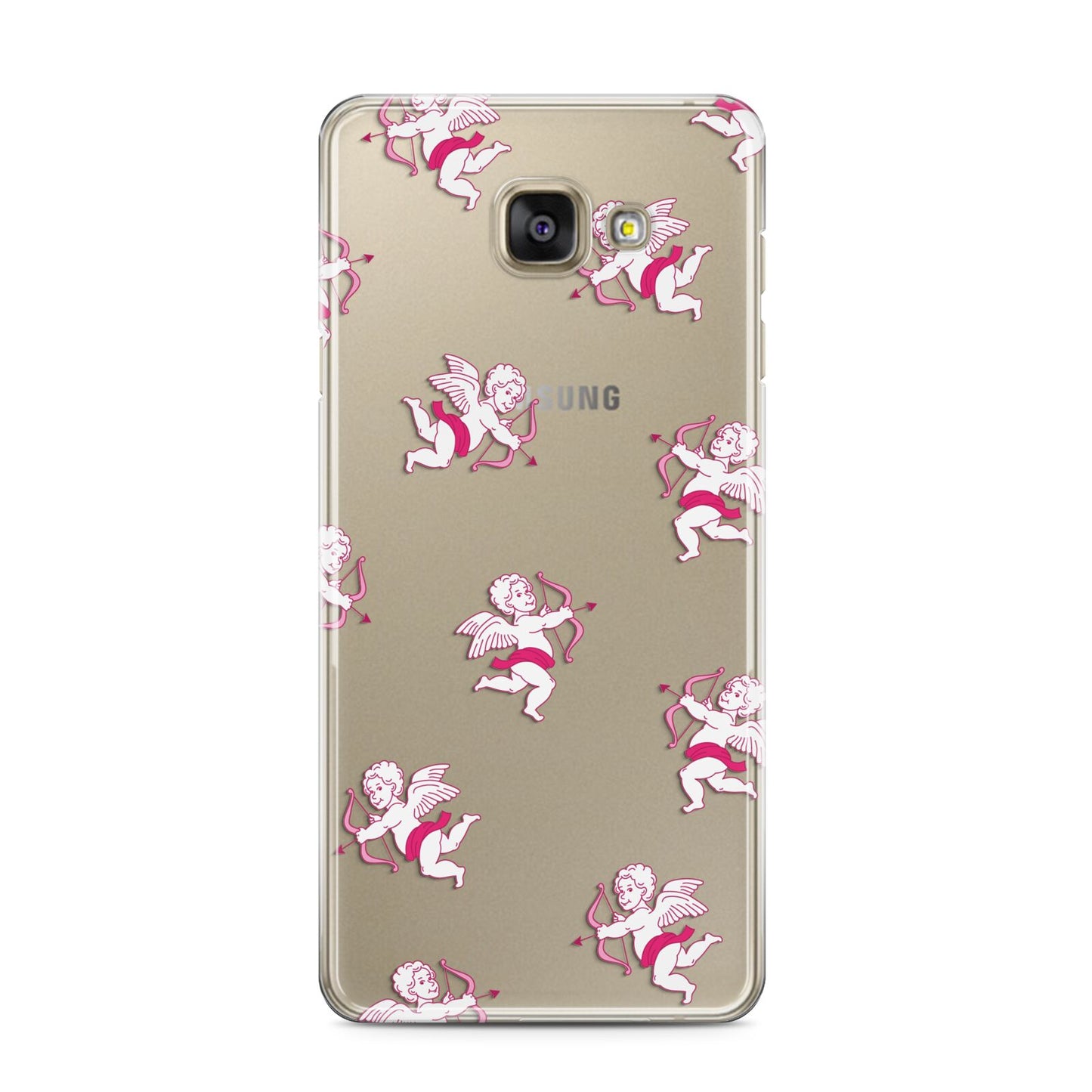 Cupid Samsung Galaxy A3 2016 Case on gold phone