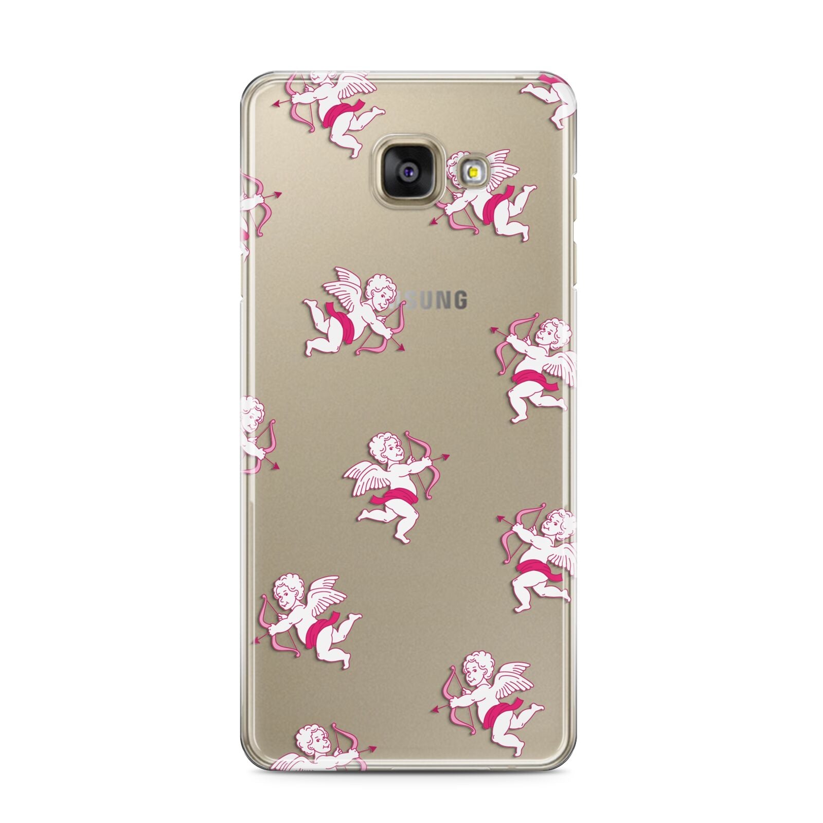 Cupid Samsung Galaxy A3 2016 Case on gold phone