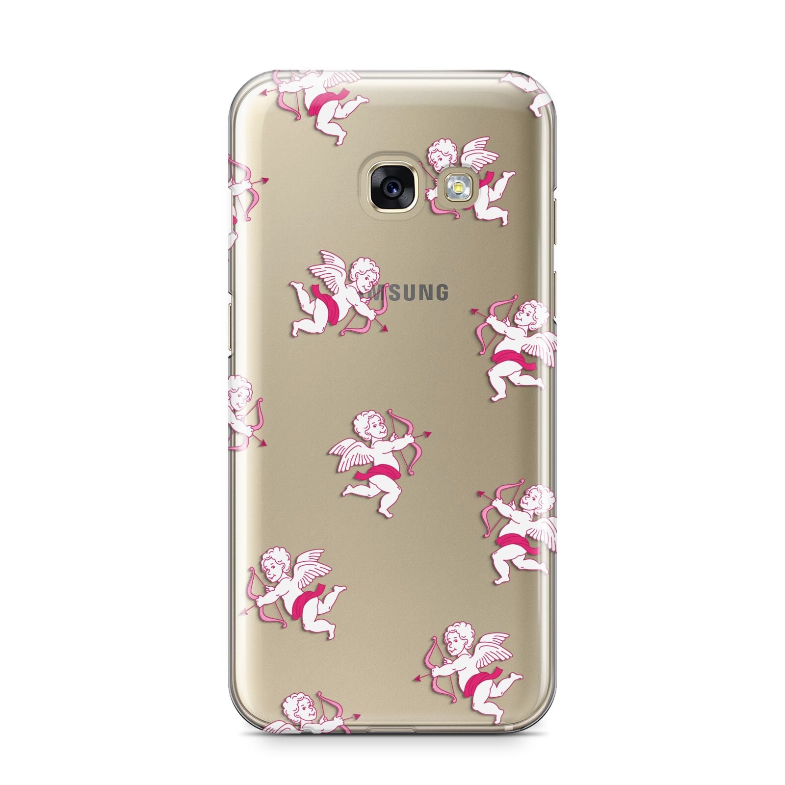 Cupid Samsung Galaxy A3 2017 Case on gold phone