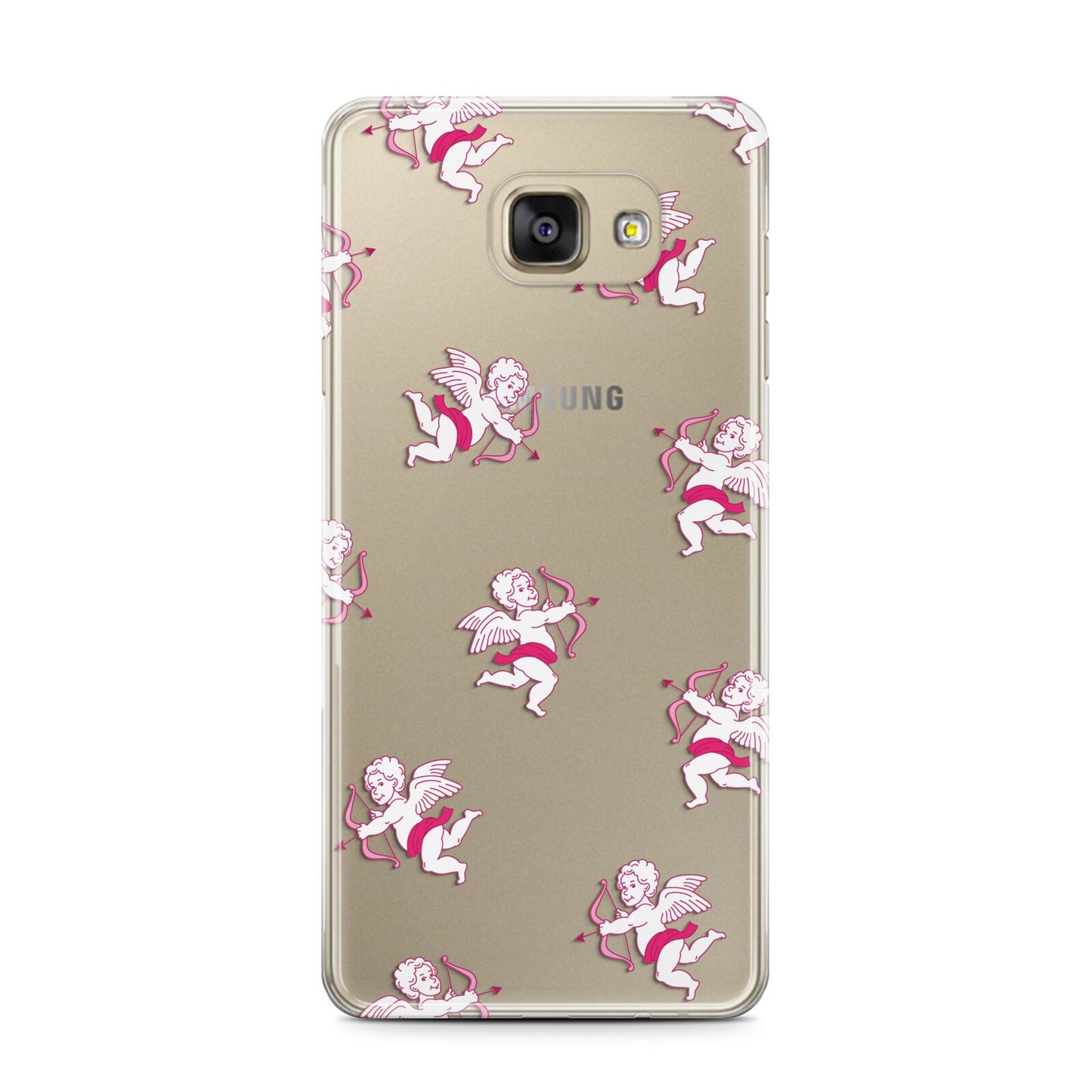 Cupid Samsung Galaxy A7 2016 Case on gold phone