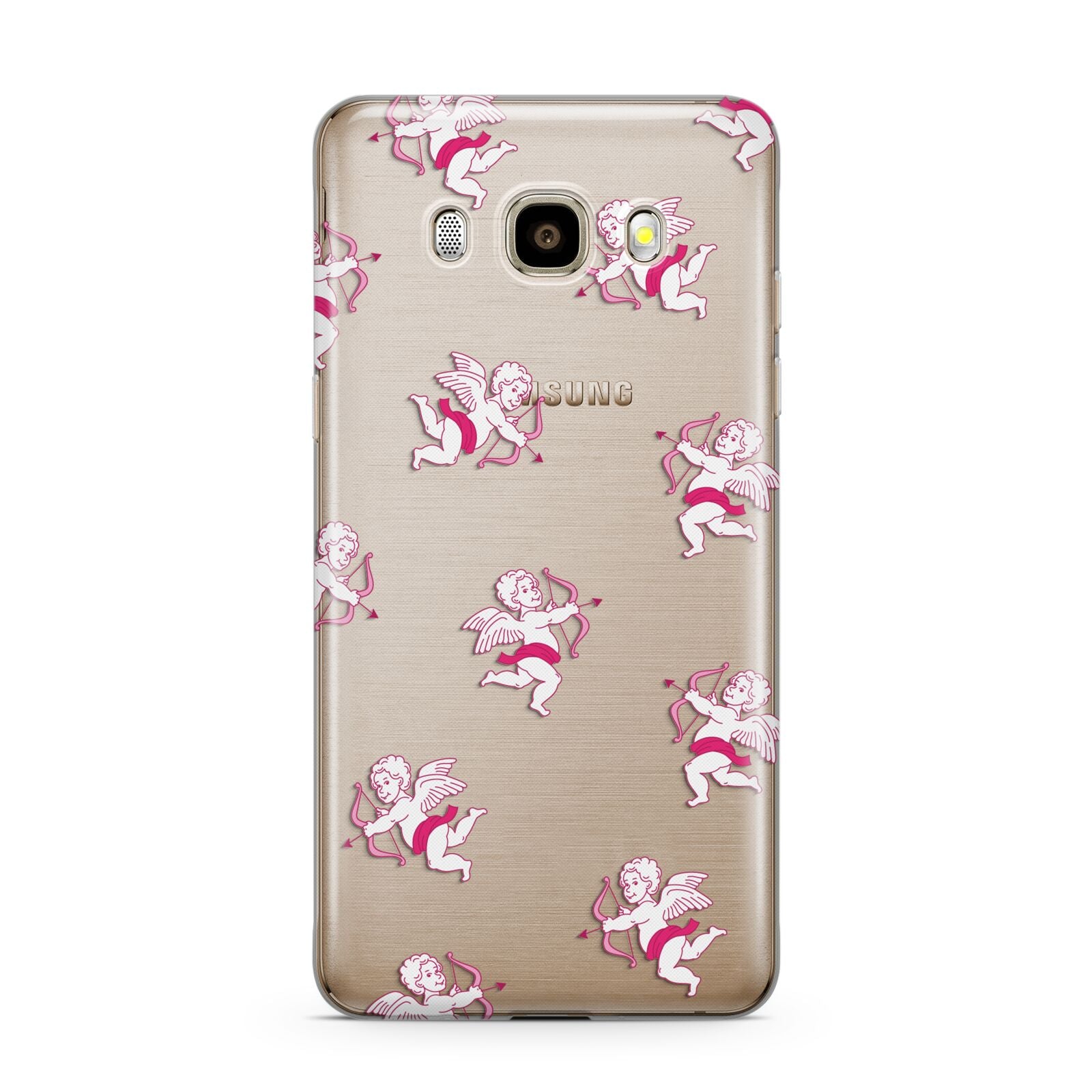 Cupid Samsung Galaxy J7 2016 Case on gold phone