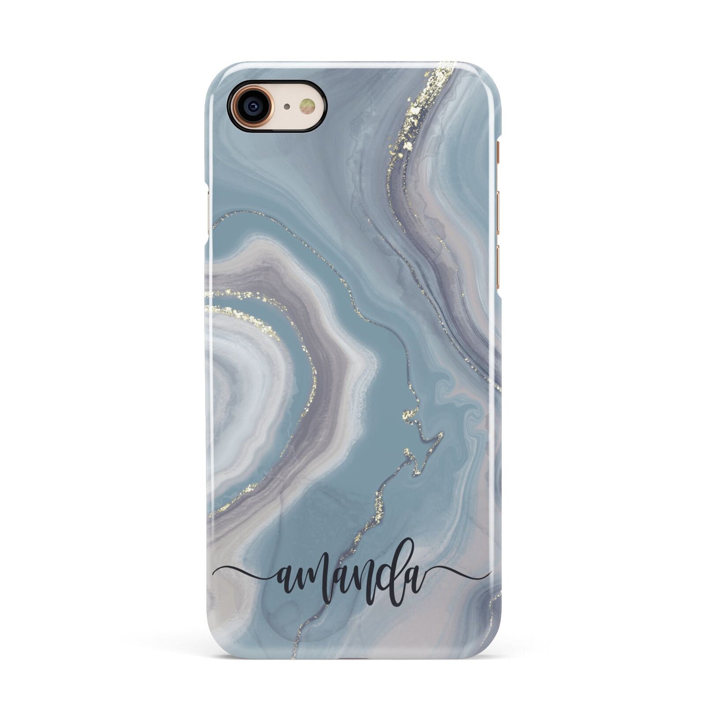 Custom Agate Apple iPhone 7 8 3D Snap Case