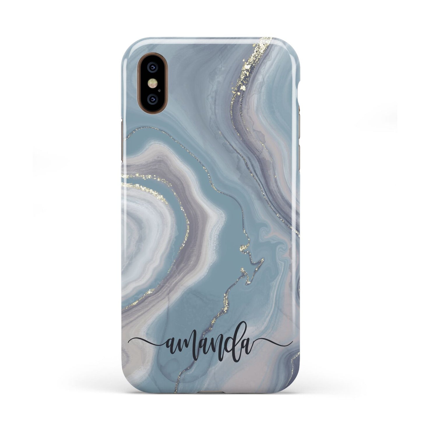 Custom Agate Apple iPhone XS 3D Tough