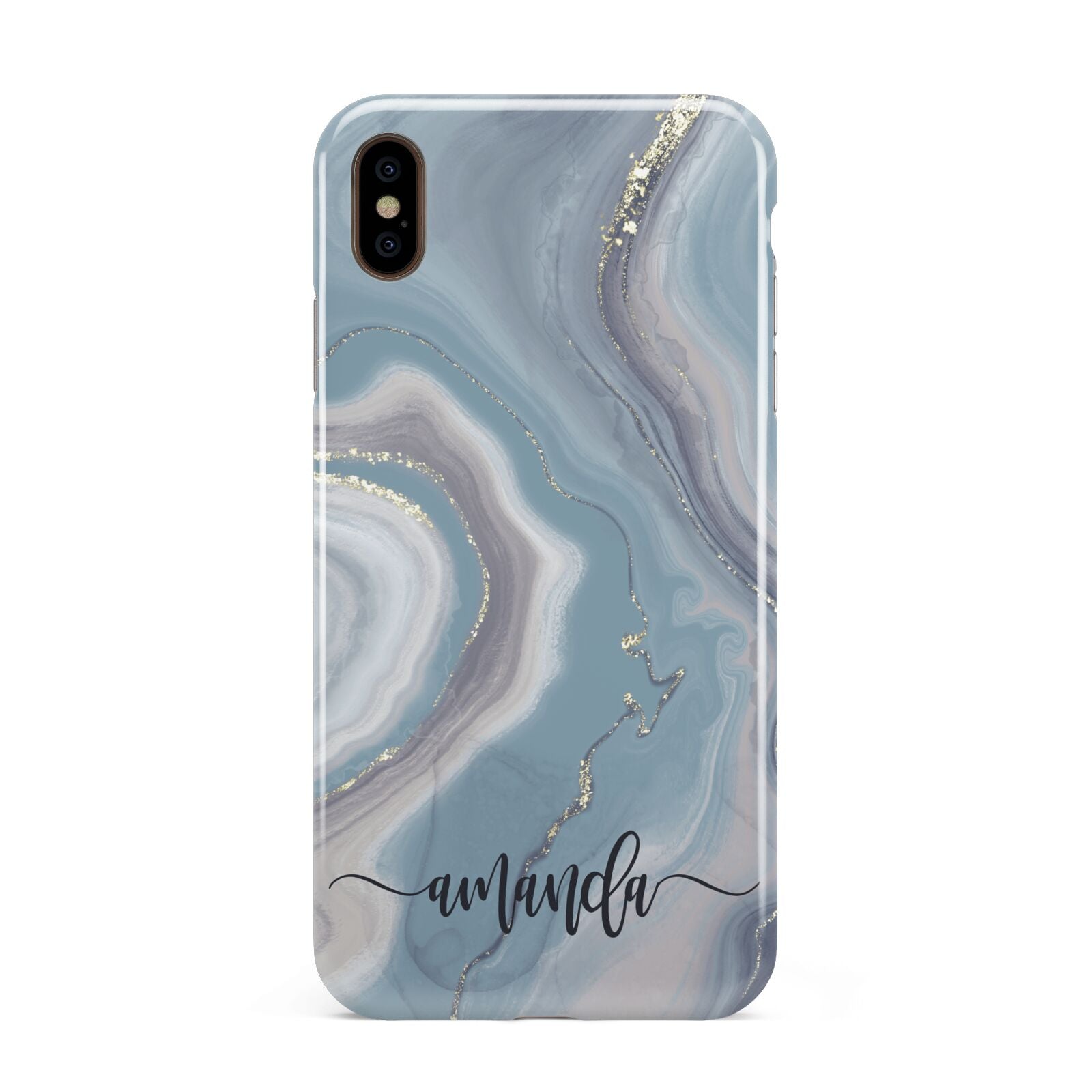 Custom Agate Apple iPhone Xs Max 3D Tough Case