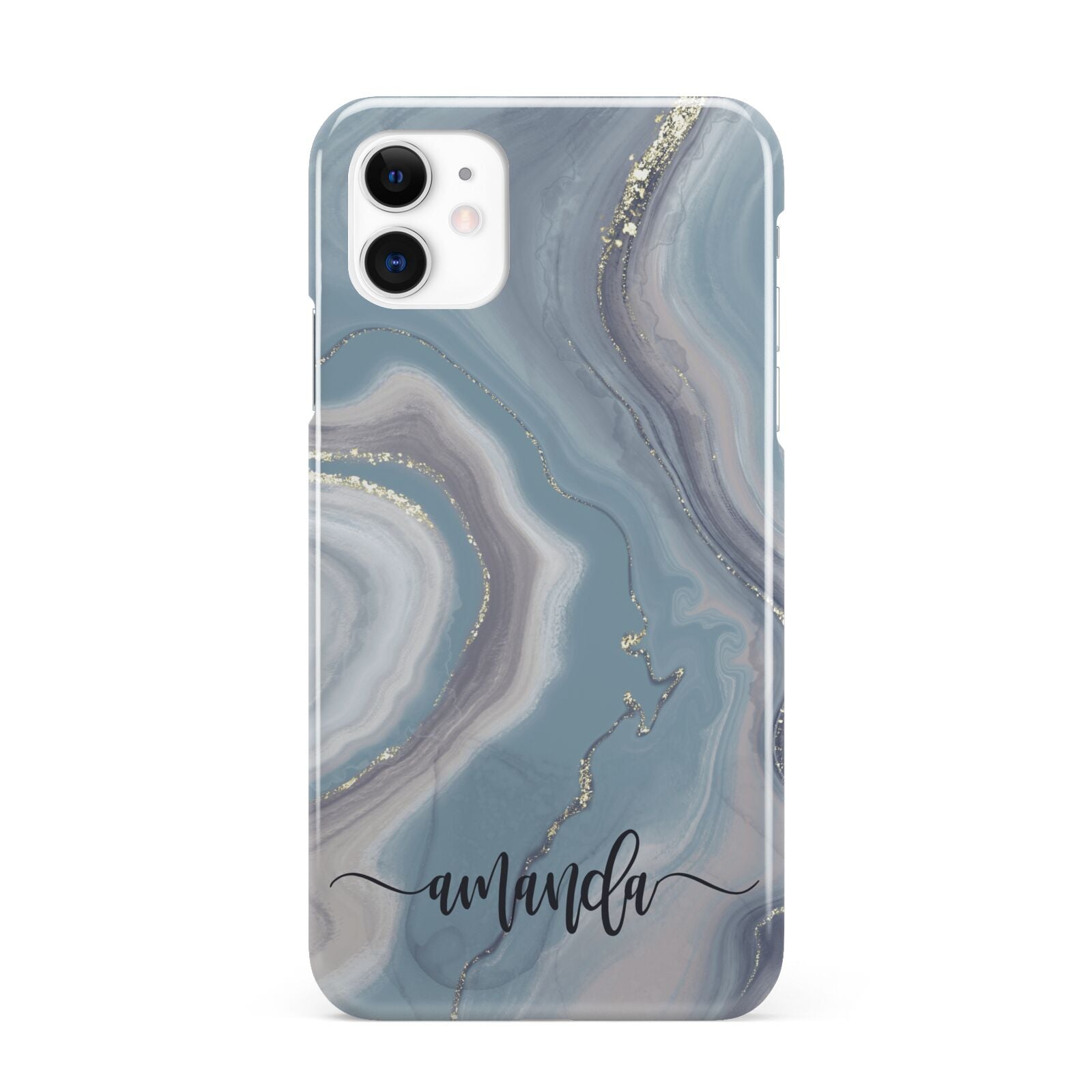 Custom Agate iPhone 11 3D Snap Case