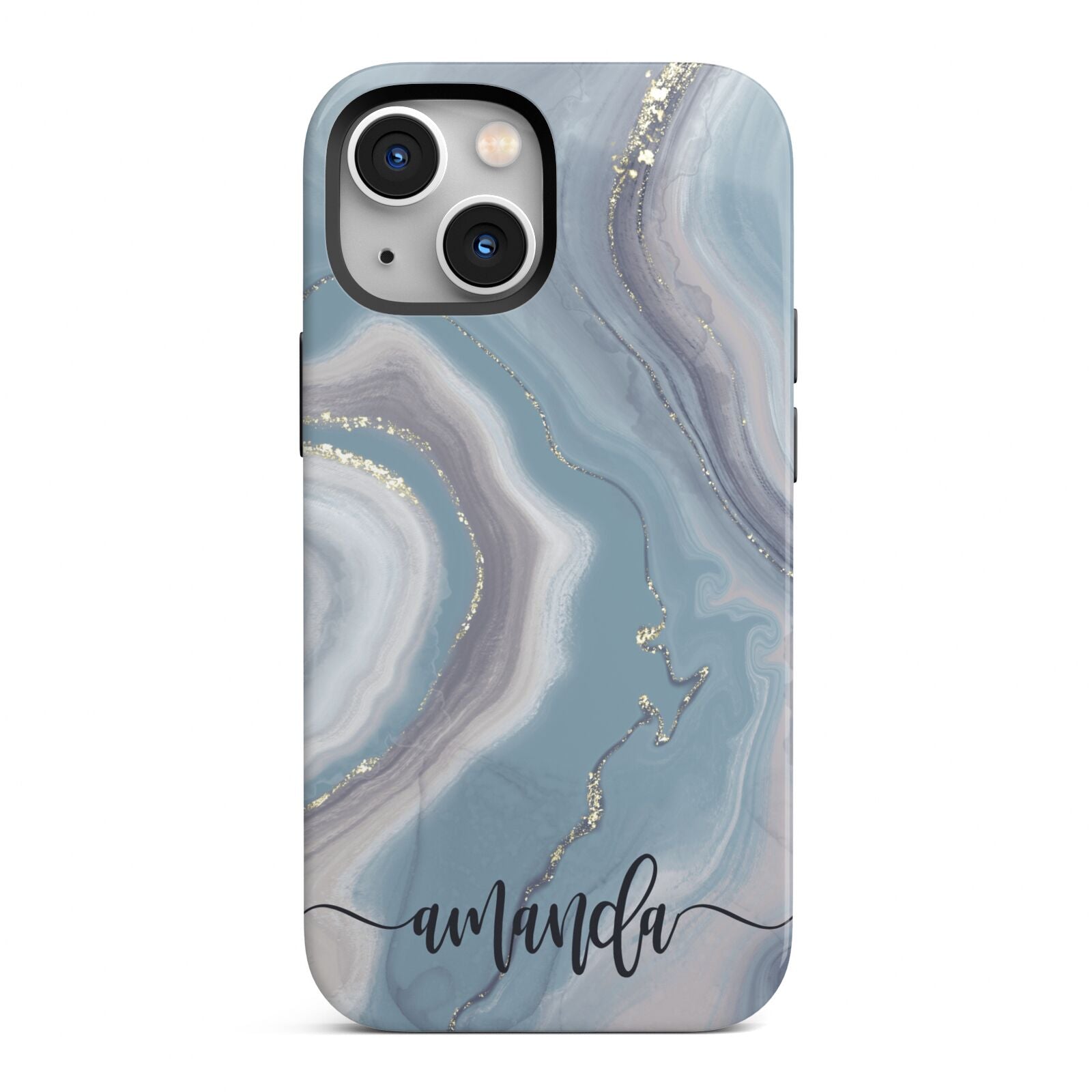 Custom Agate iPhone 13 Mini Full Wrap 3D Tough Case