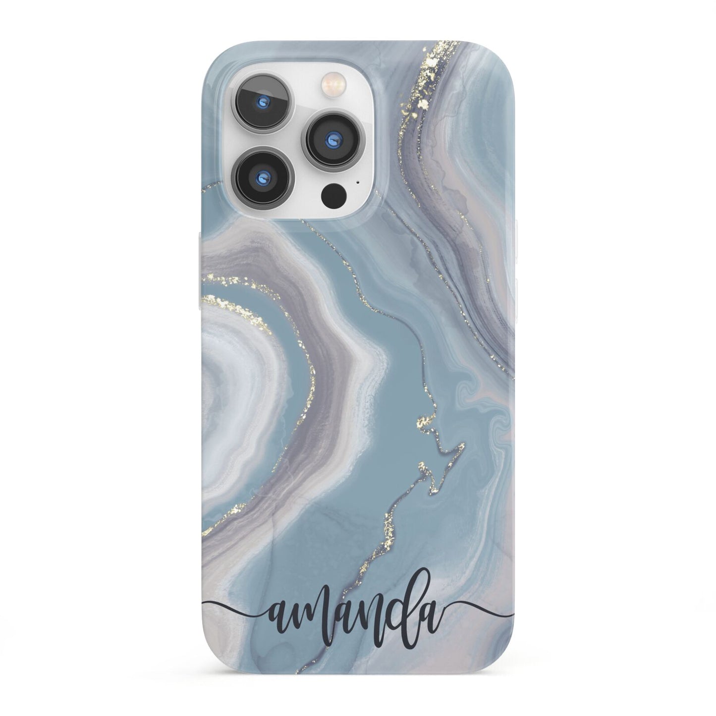 Custom Agate iPhone 13 Pro Full Wrap 3D Snap Case