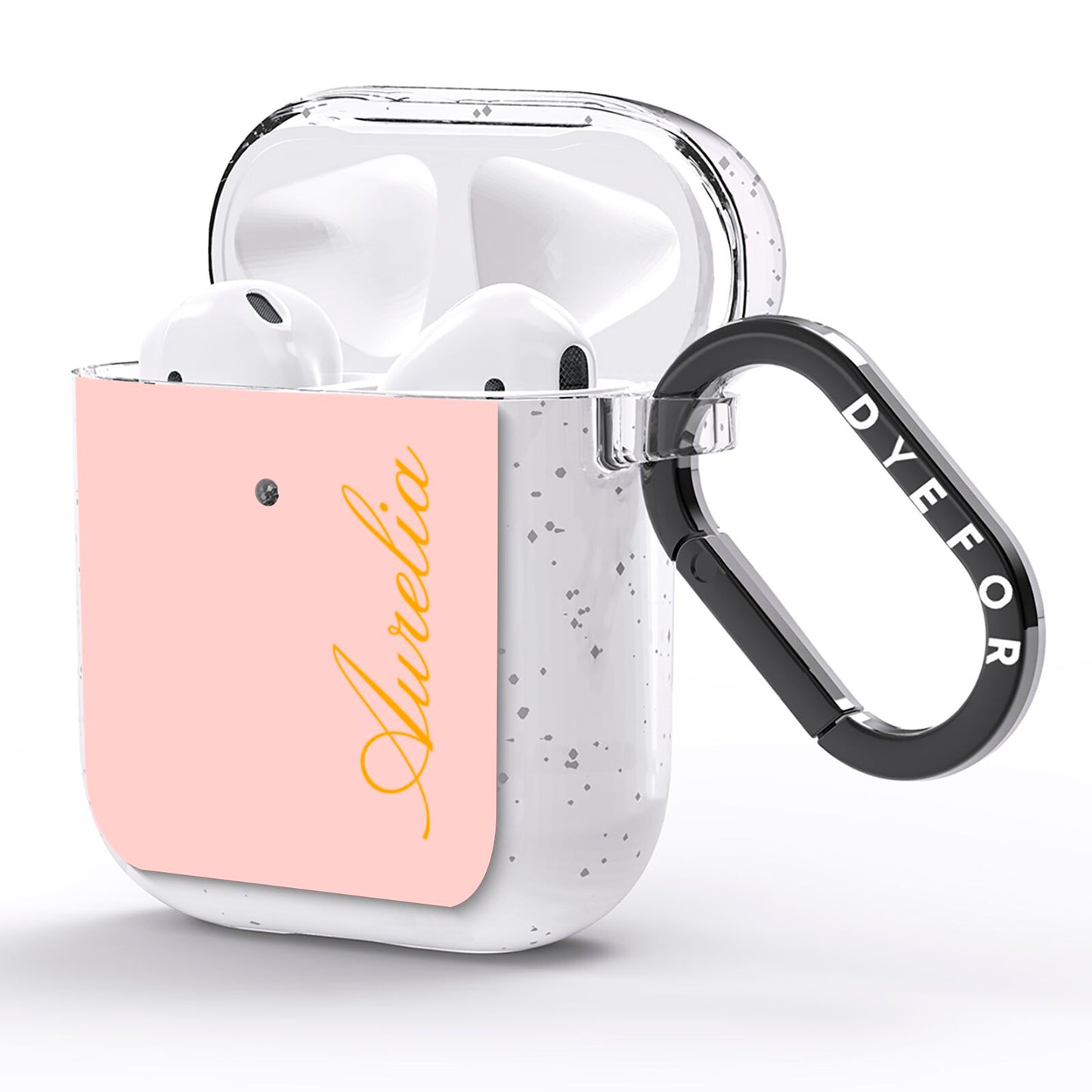 Custom AirPods Glitter Case Side Image