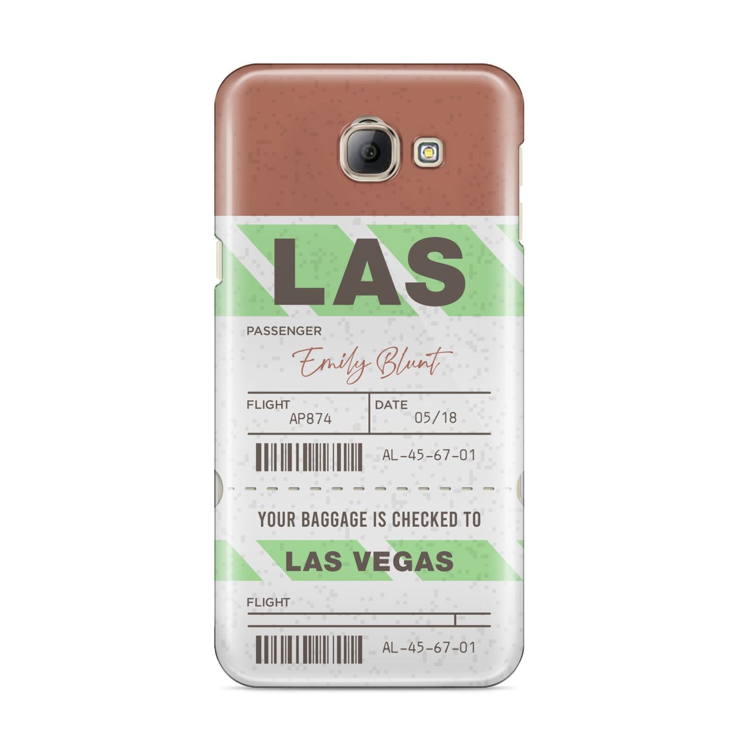 Custom Baggage Tag Samsung Galaxy A8 2016 Case