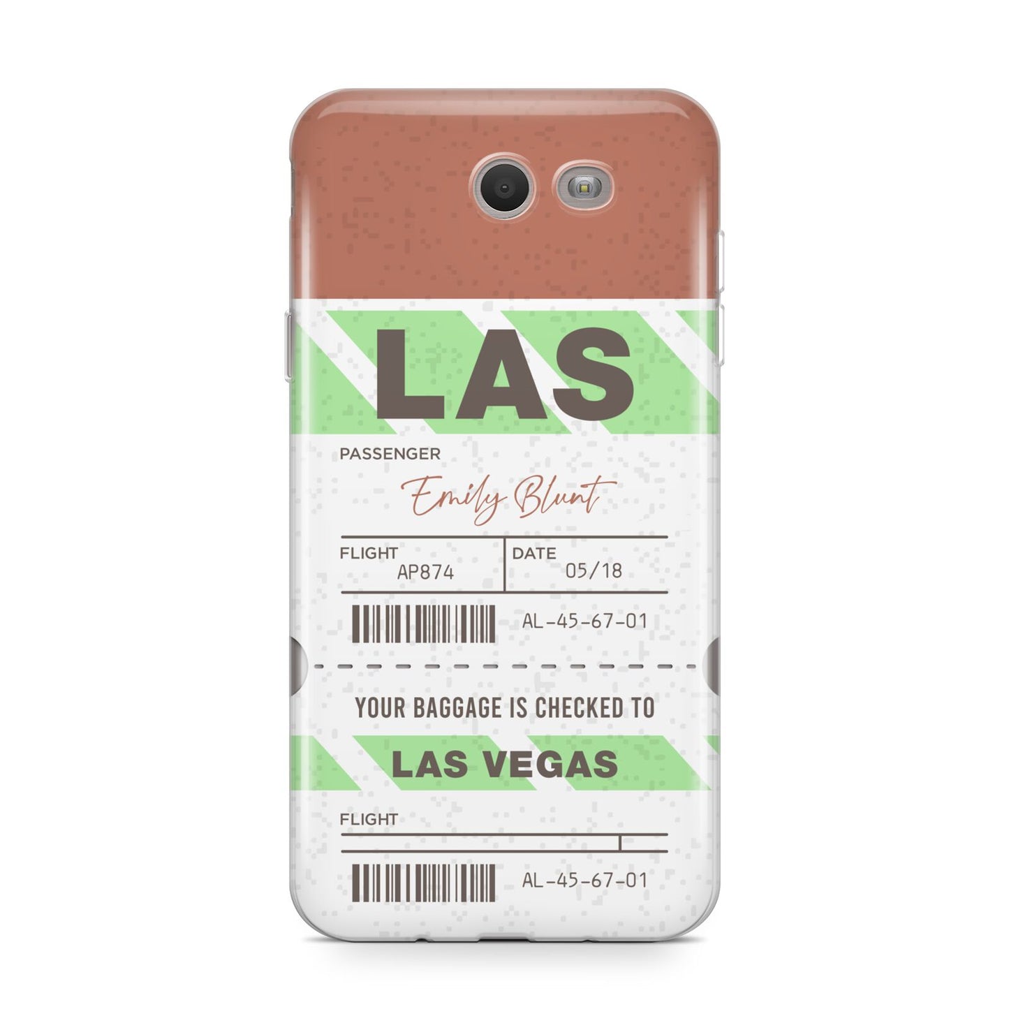 Custom Baggage Tag Samsung Galaxy J7 2017 Case