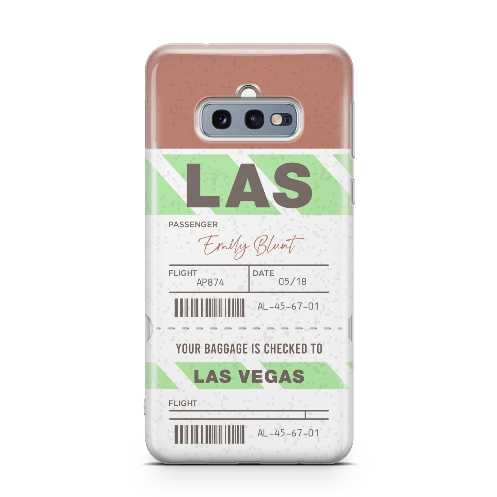 Custom Baggage Tag Samsung Galaxy S10E Case