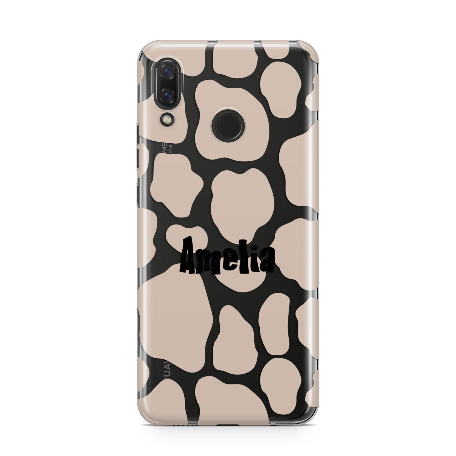 Custom Beige Cow Print Huawei Nova 3 Phone Case