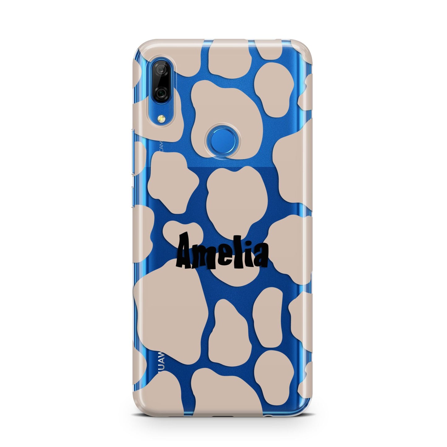 Custom Beige Cow Print Huawei P Smart Z