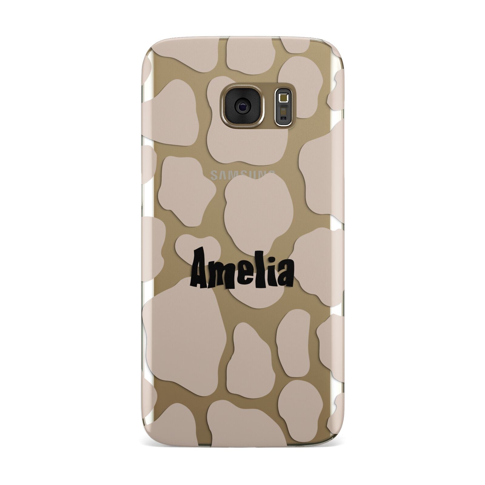 Custom Beige Cow Print Samsung Galaxy Case