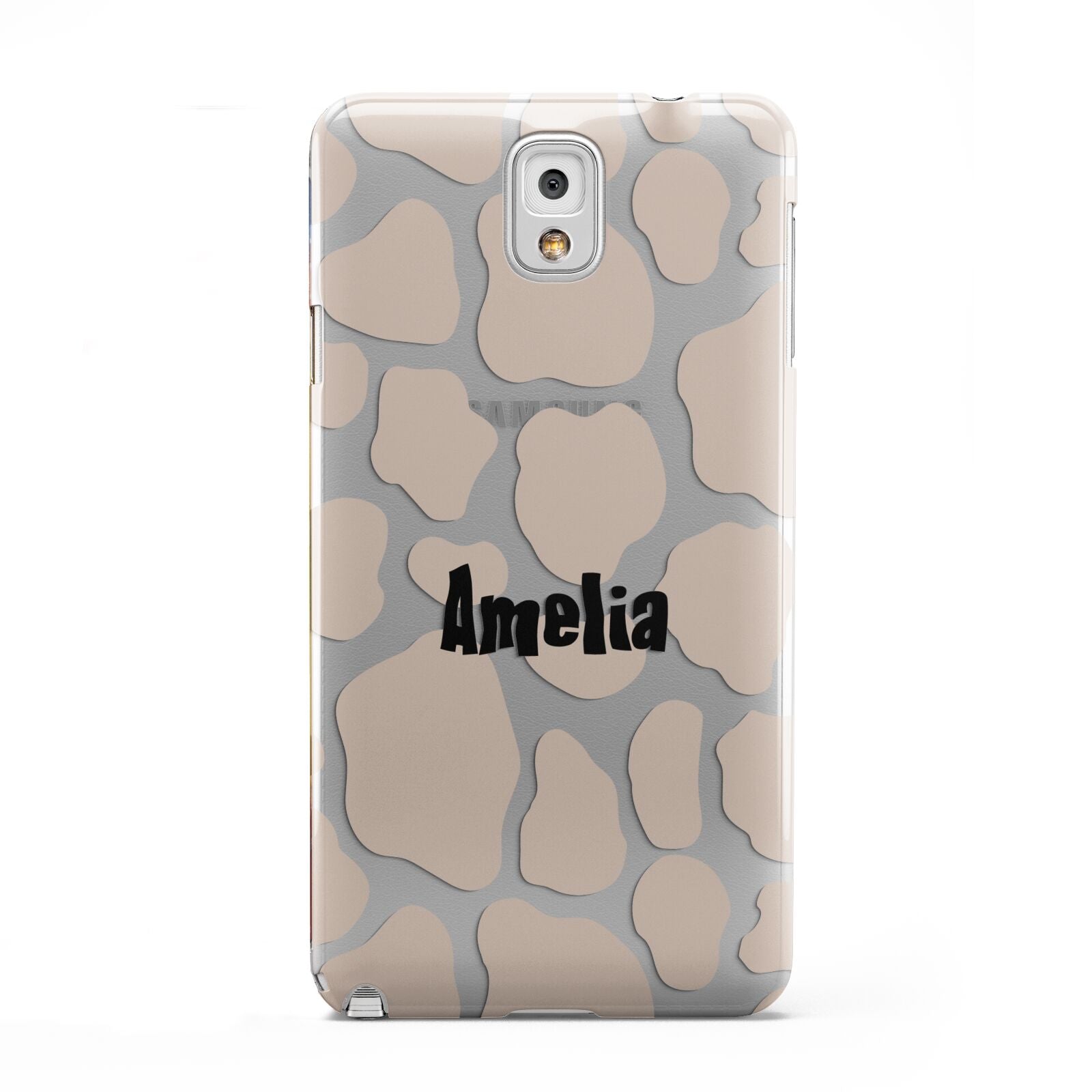 Custom Beige Cow Print Samsung Galaxy Note 3 Case