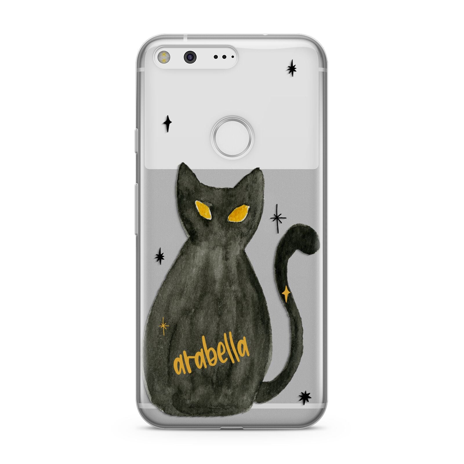 Custom Black Cat Google Pixel Case