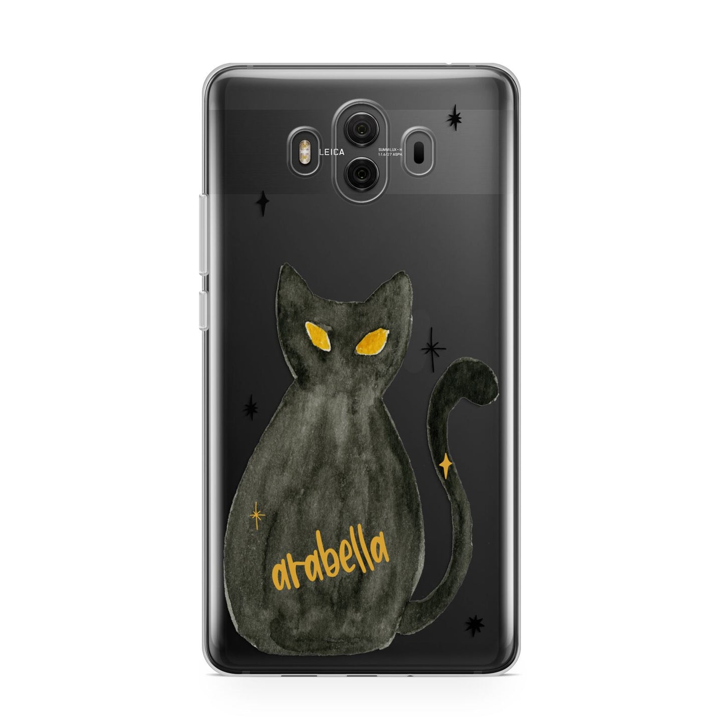 Custom Black Cat Huawei Mate 10 Protective Phone Case