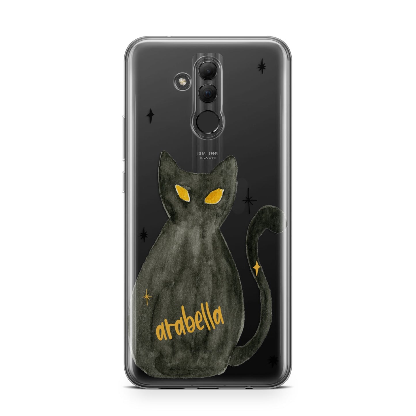 Custom Black Cat Huawei Mate 20 Lite