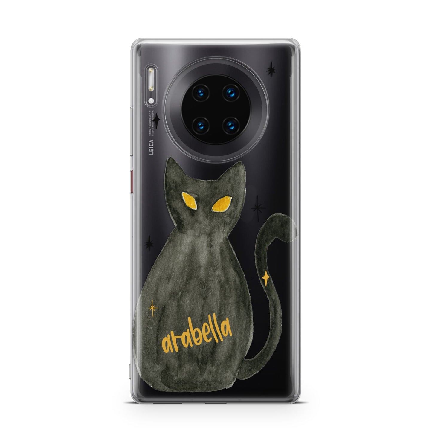 Custom Black Cat Huawei Mate 30 Pro Phone Case