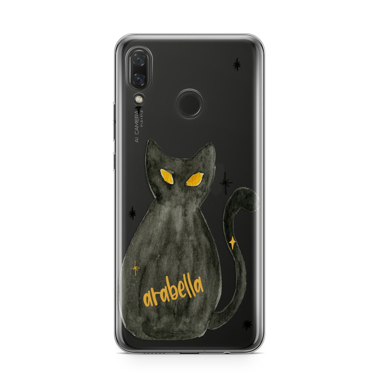 Custom Black Cat Huawei Nova 3 Phone Case