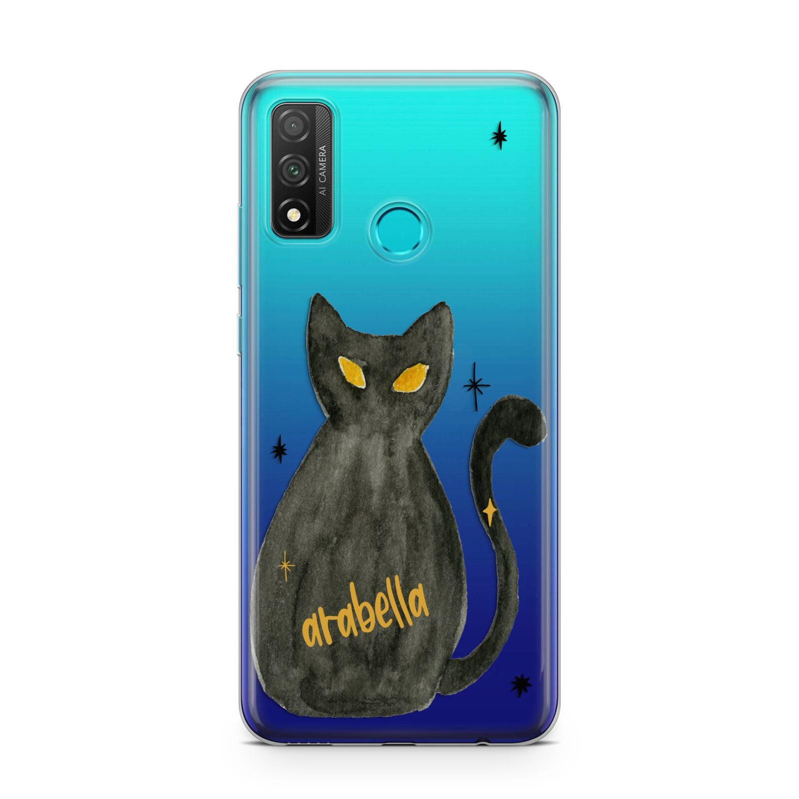 Custom Black Cat Huawei P Smart 2020