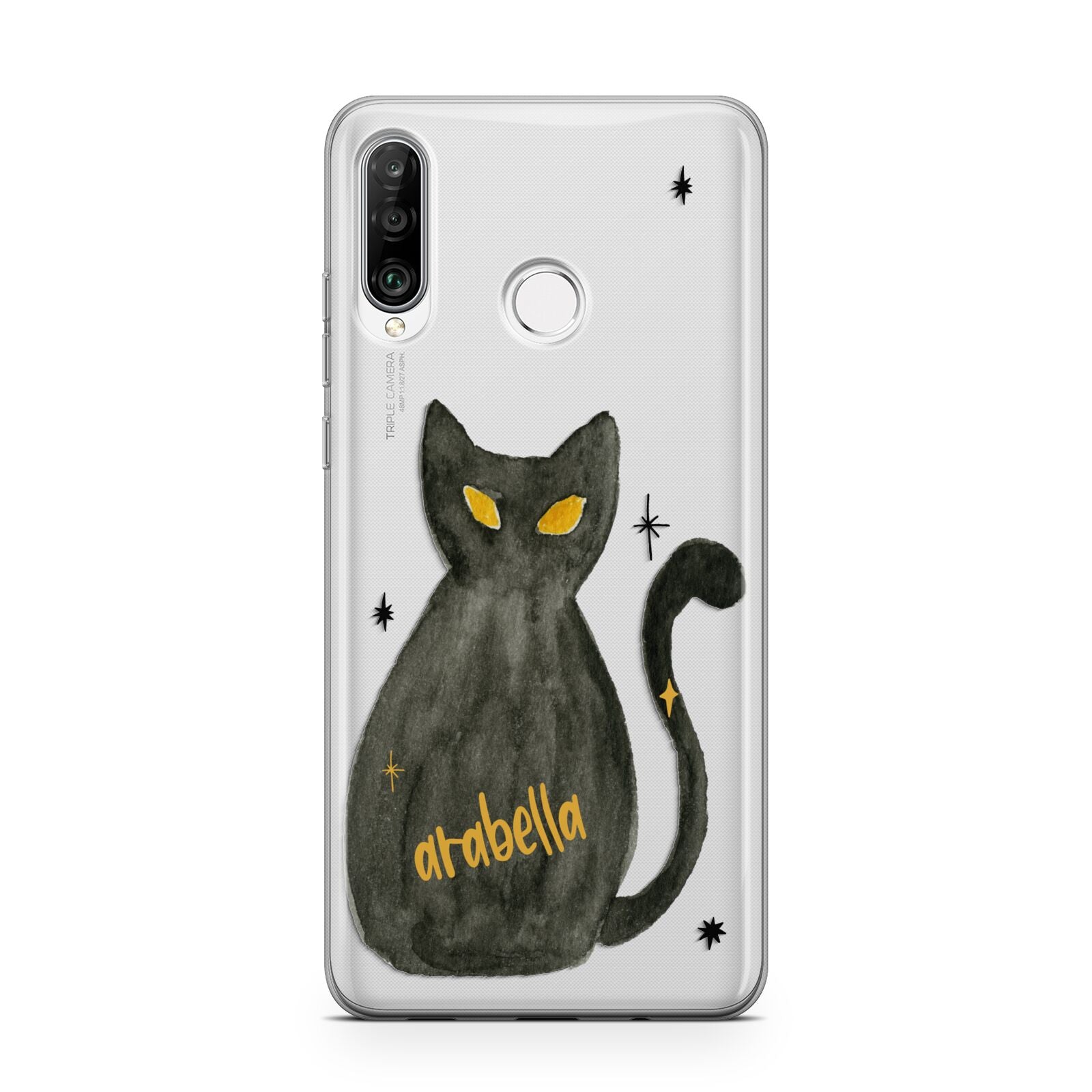 Custom Black Cat Huawei P30 Lite Phone Case