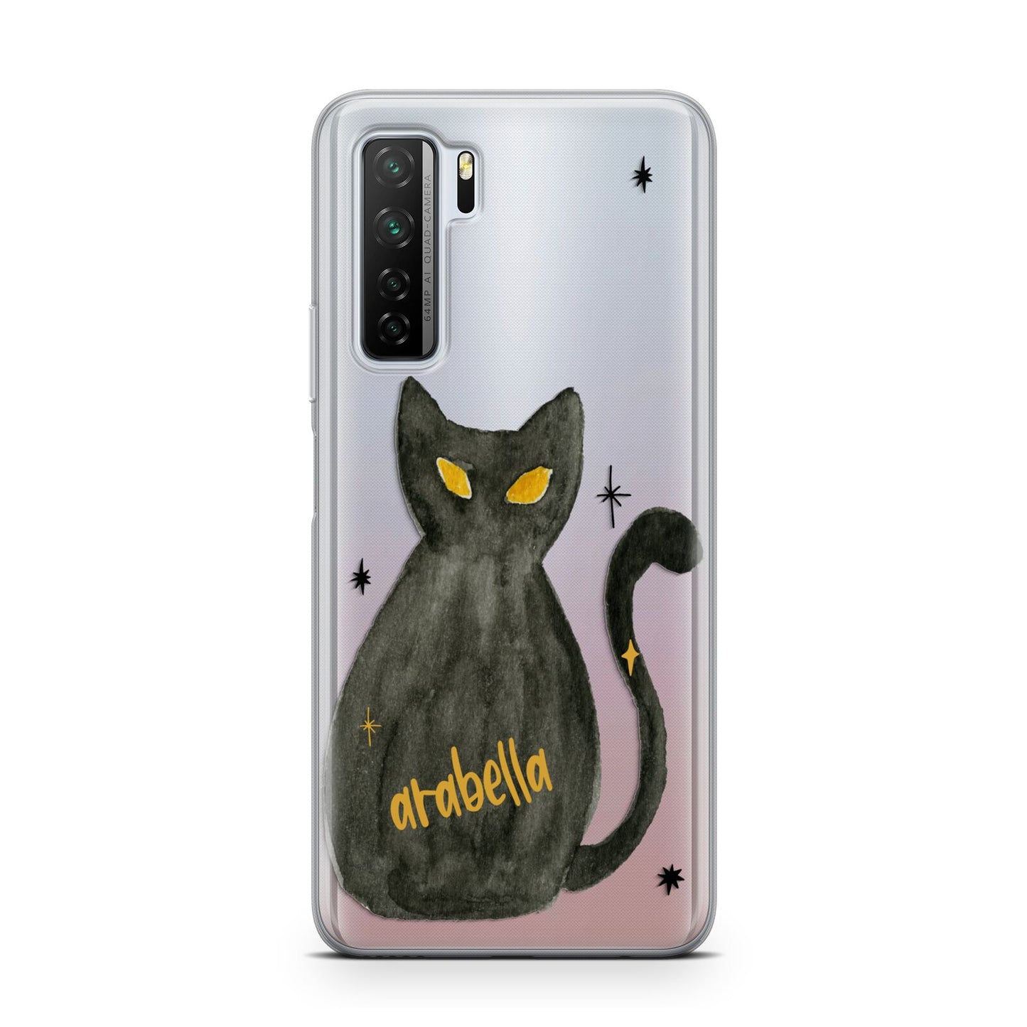 Custom Black Cat Huawei P40 Lite 5G Phone Case