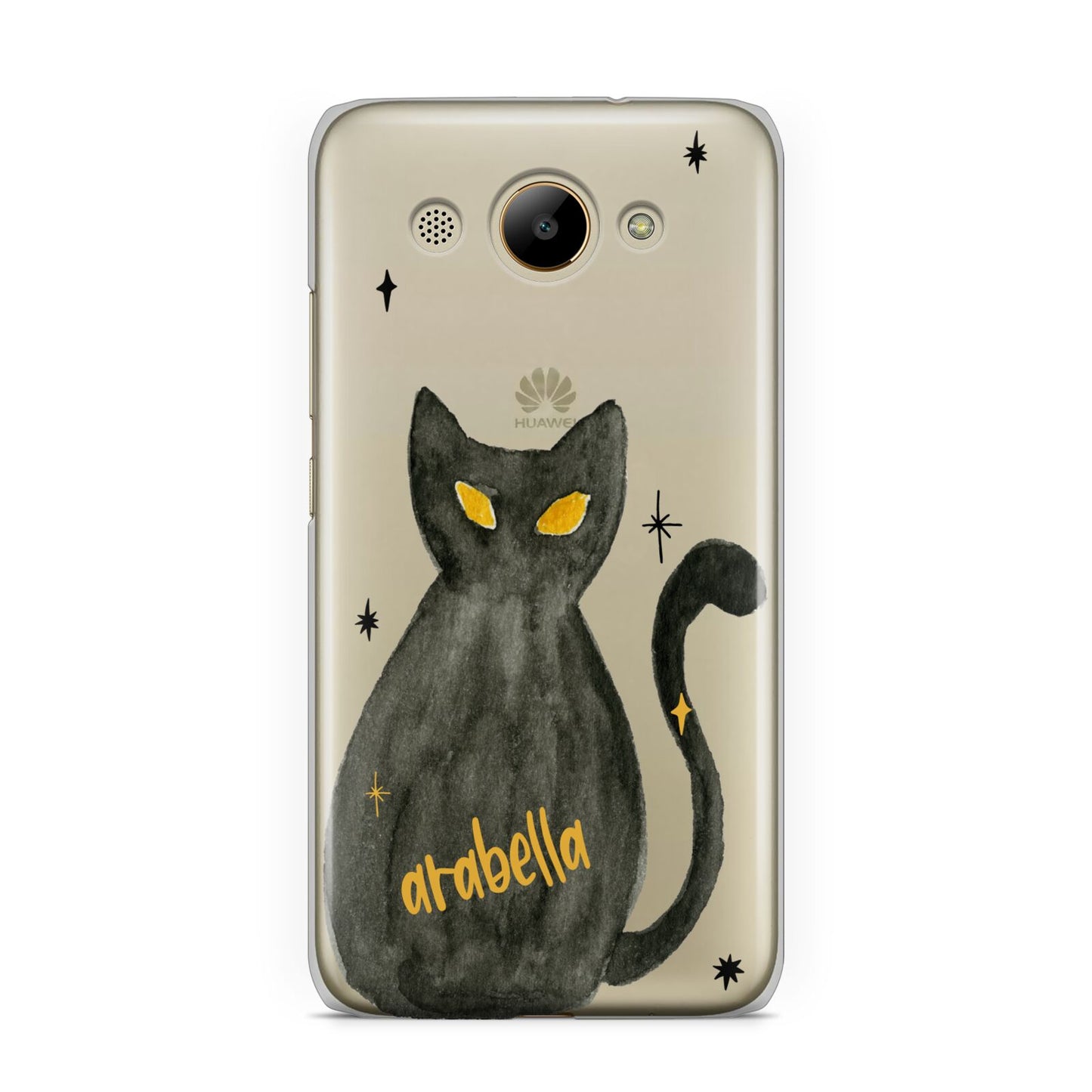 Custom Black Cat Huawei Y3 2017