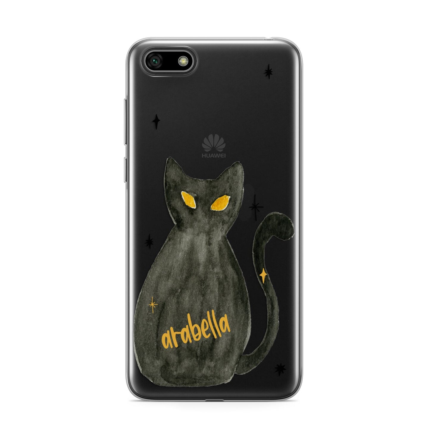 Custom Black Cat Huawei Y5 Prime 2018 Phone Case