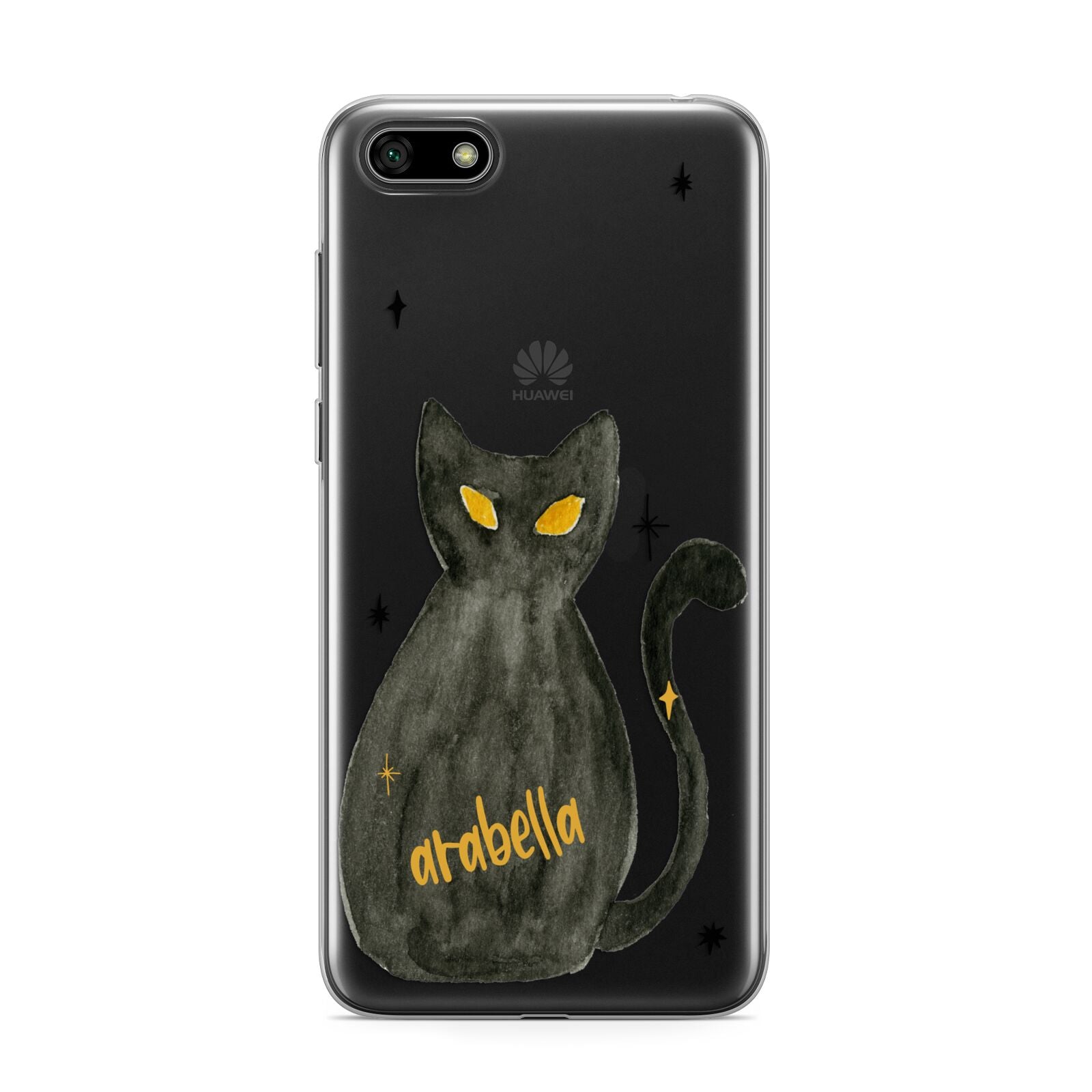 Custom Black Cat Huawei Y5 Prime 2018 Phone Case