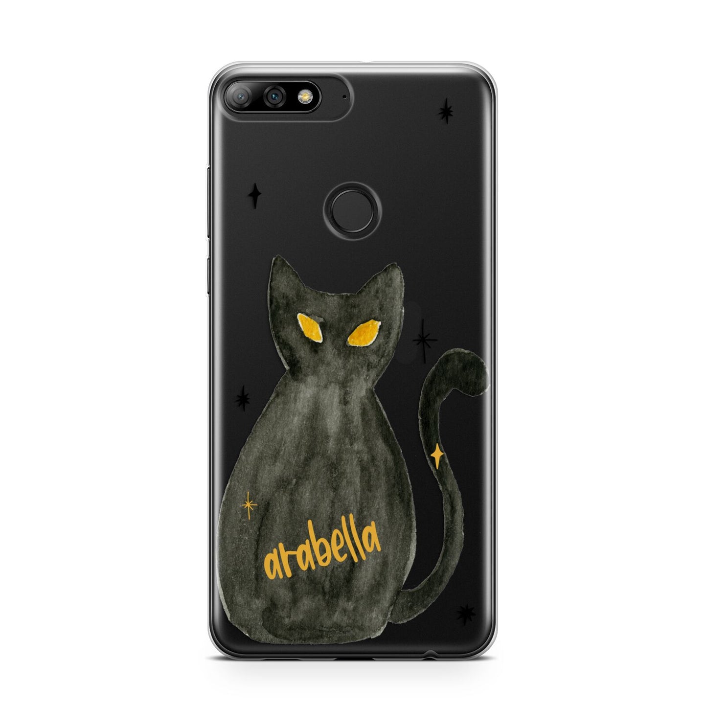 Custom Black Cat Huawei Y7 2018