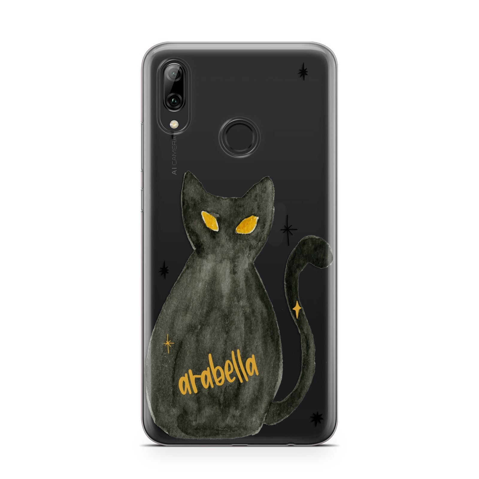 Custom Black Cat Huawei Y7 2019