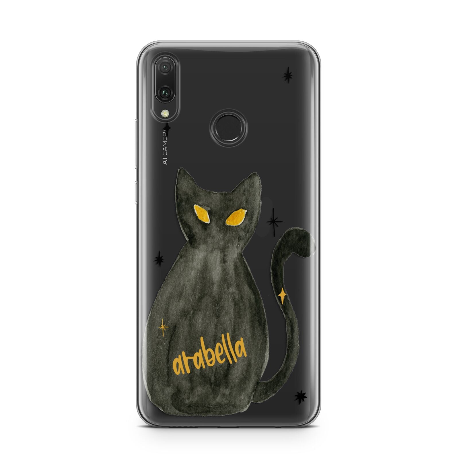 Custom Black Cat Huawei Y9 2019