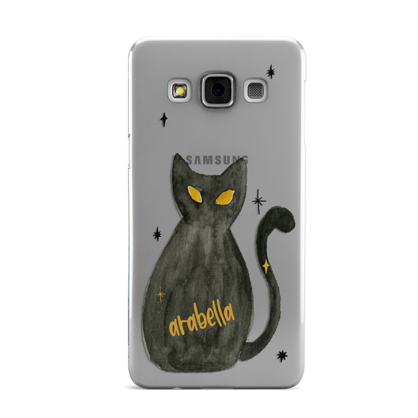 Custom Black Cat Samsung Galaxy A3 Case