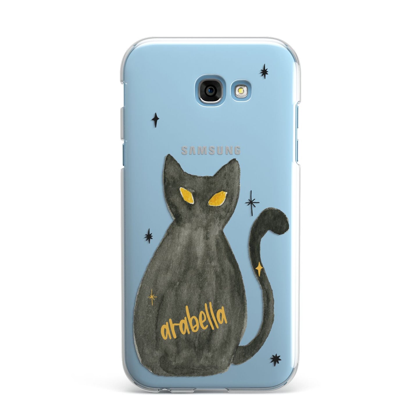 Custom Black Cat Samsung Galaxy A7 2017 Case