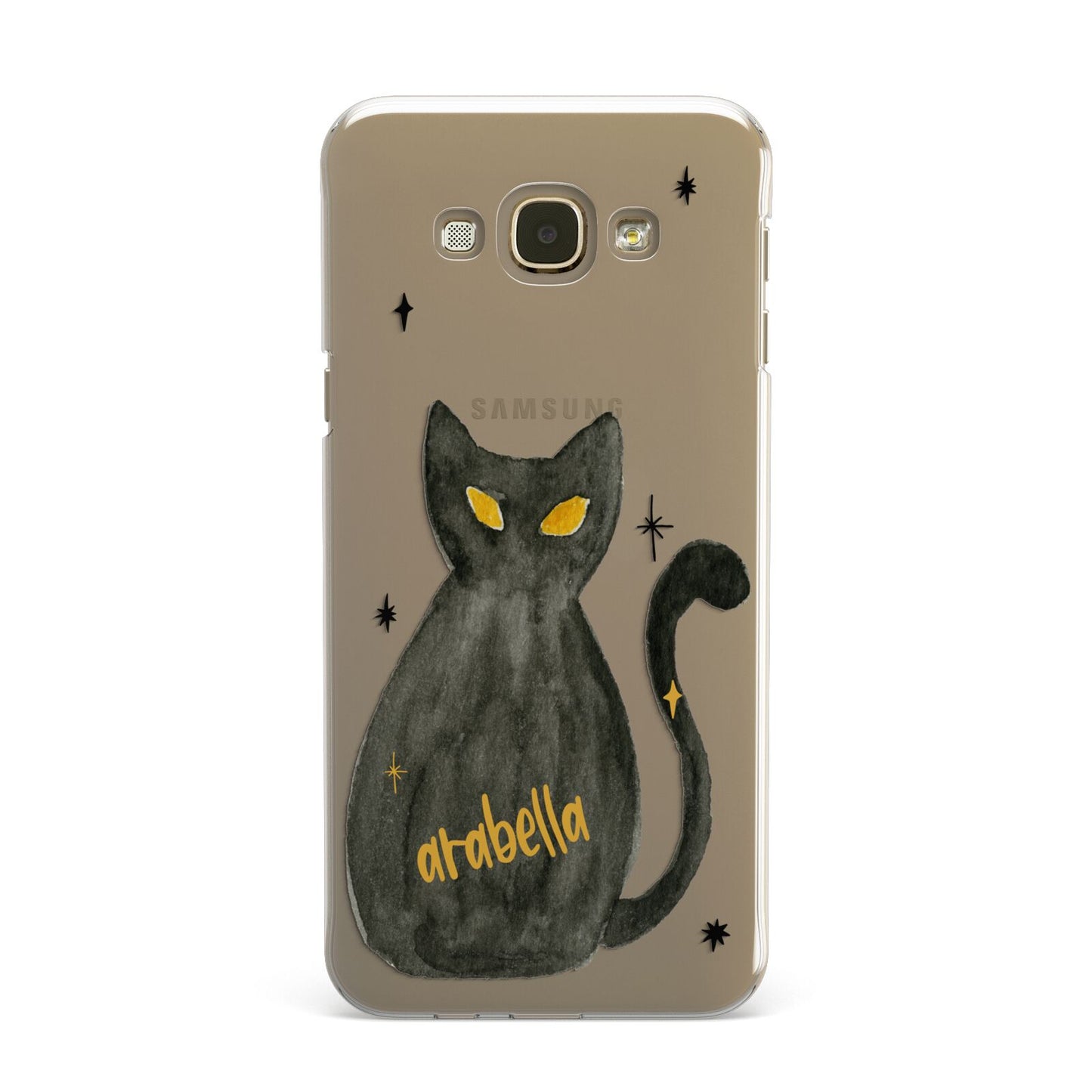 Custom Black Cat Samsung Galaxy A8 Case