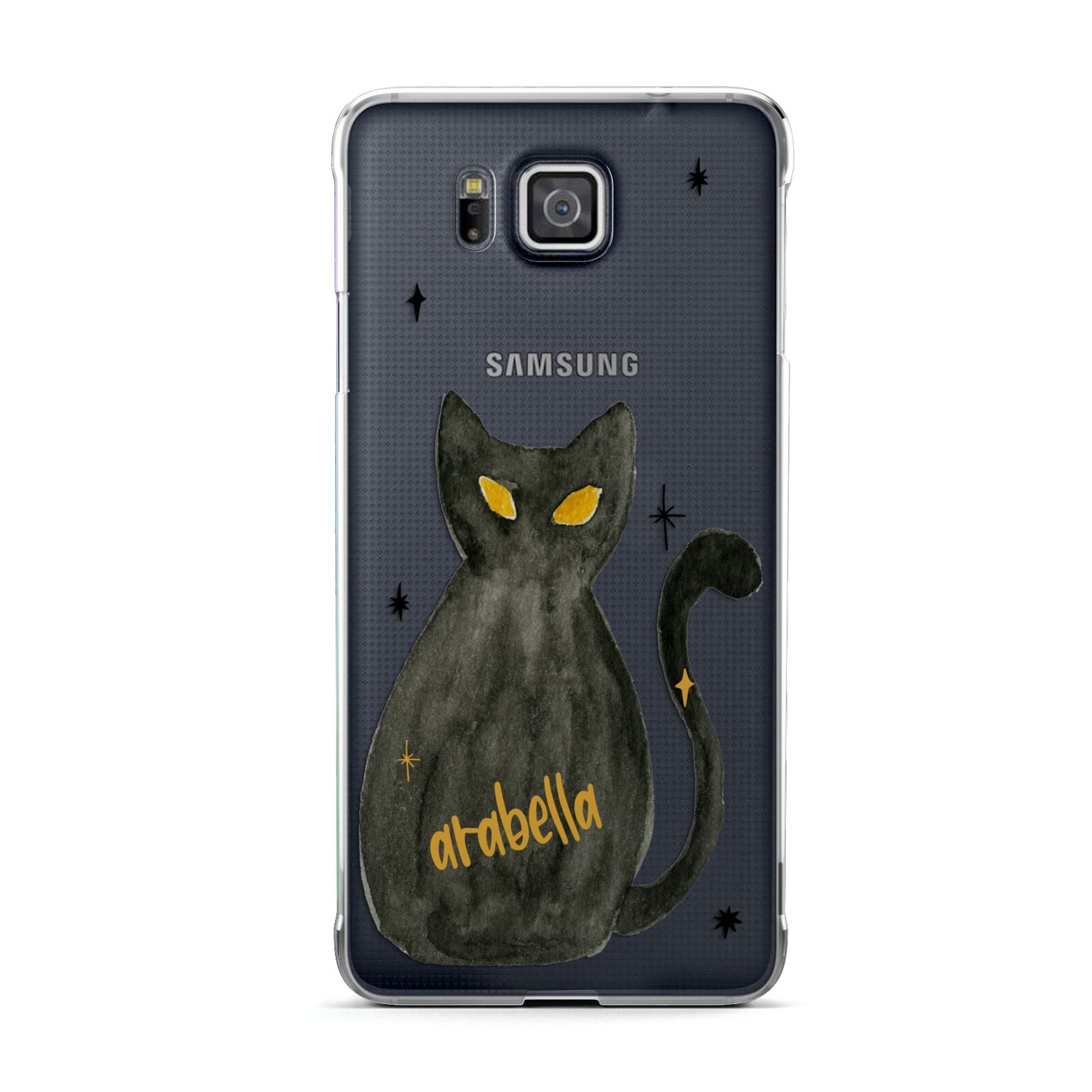 Custom Black Cat Samsung Galaxy Alpha Case