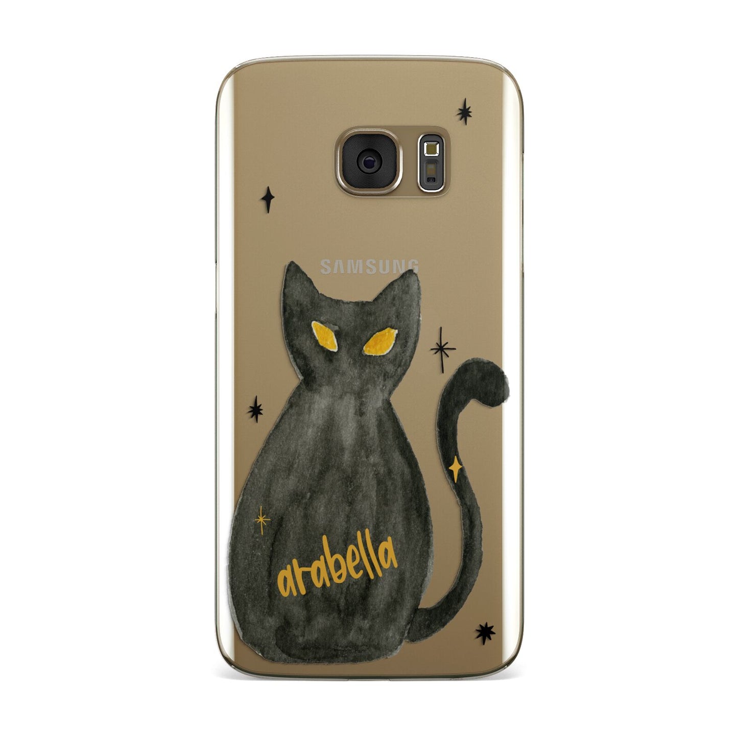 Custom Black Cat Samsung Galaxy Case