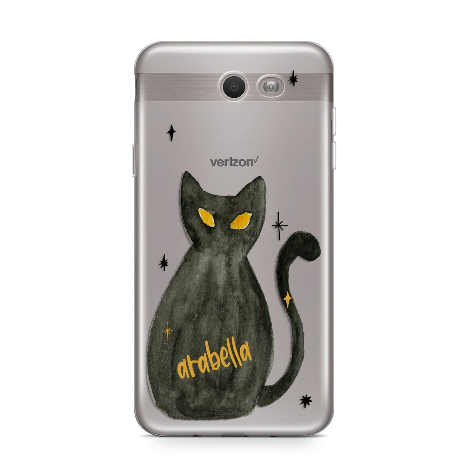 Custom Black Cat Samsung Galaxy J7 2017 Case