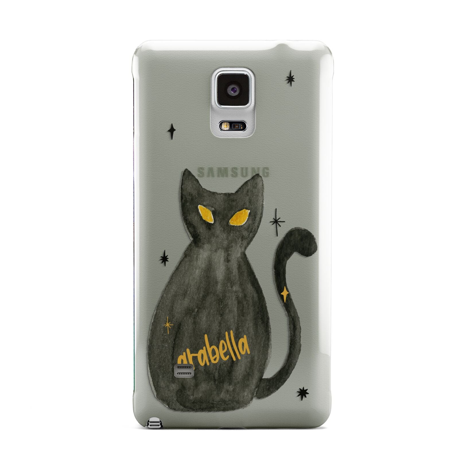 Custom Black Cat Samsung Galaxy Note 4 Case