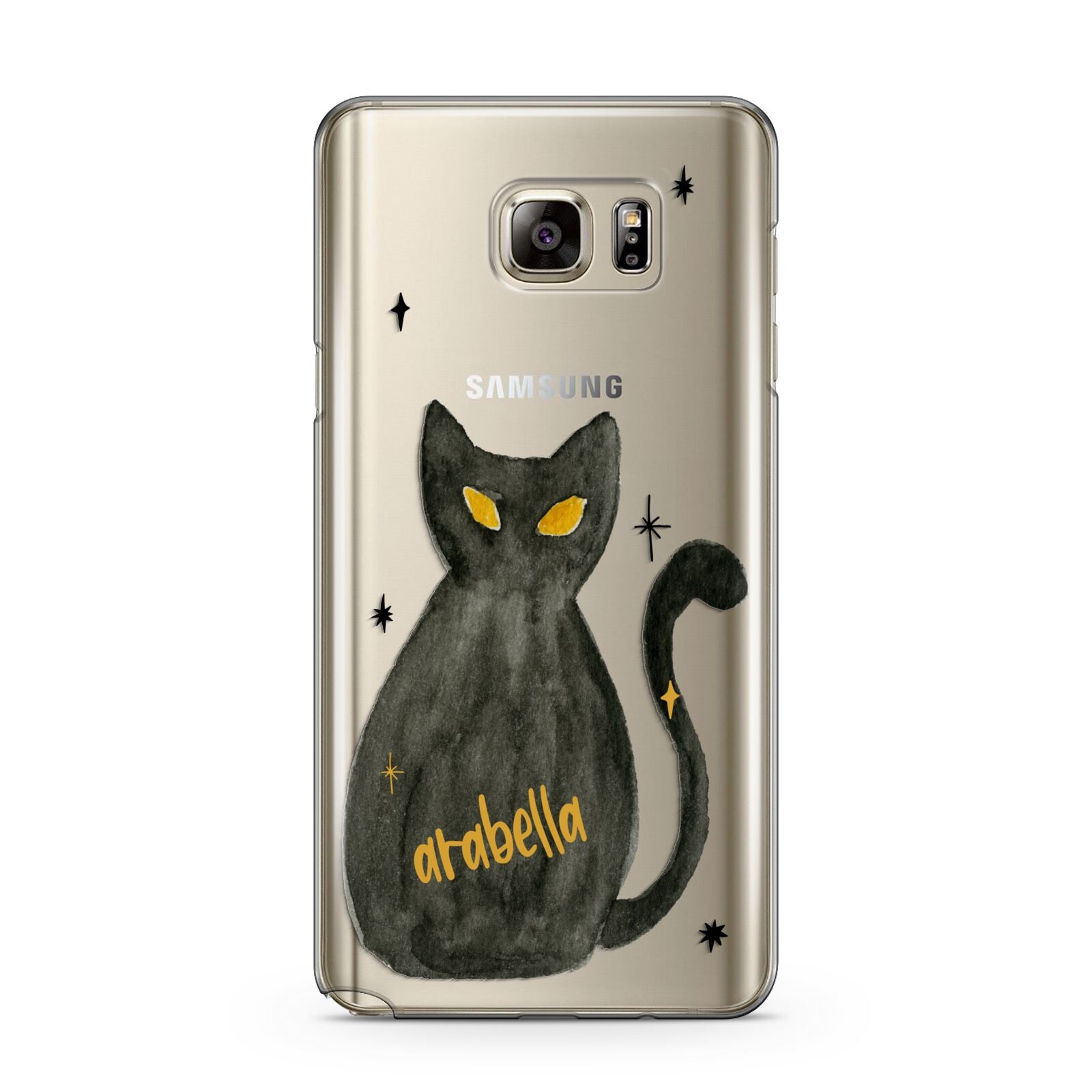 Custom Black Cat Samsung Galaxy Note 5 Case