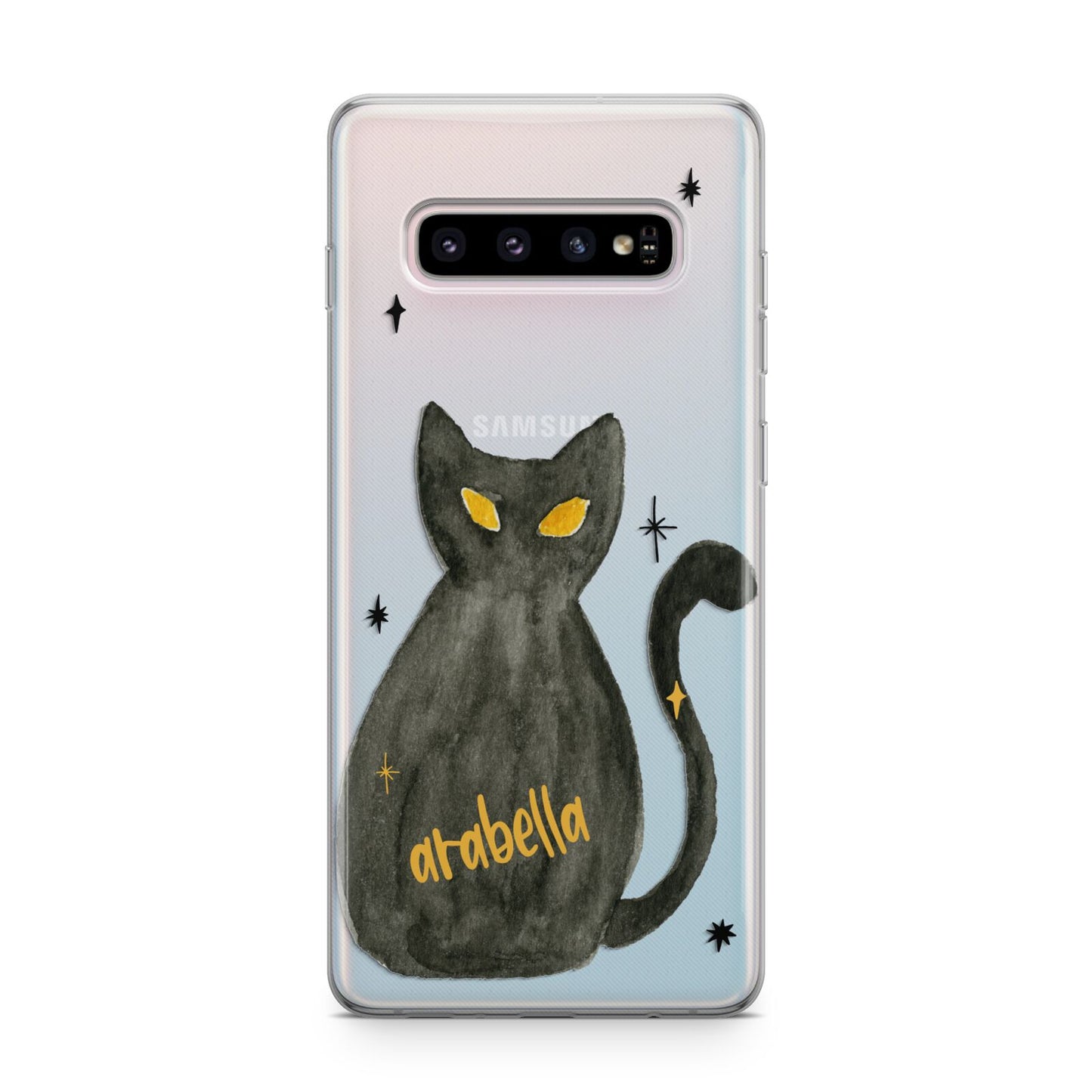 Custom Black Cat Samsung Galaxy S10 Plus Case