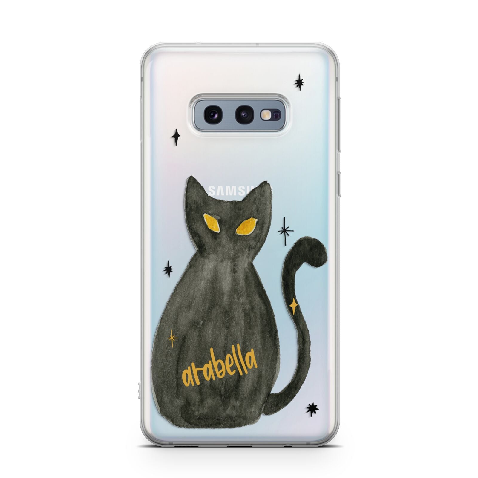 Custom Black Cat Samsung Galaxy S10E Case