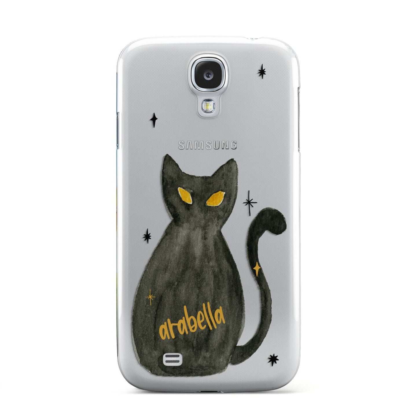 Custom Black Cat Samsung Galaxy S4 Case