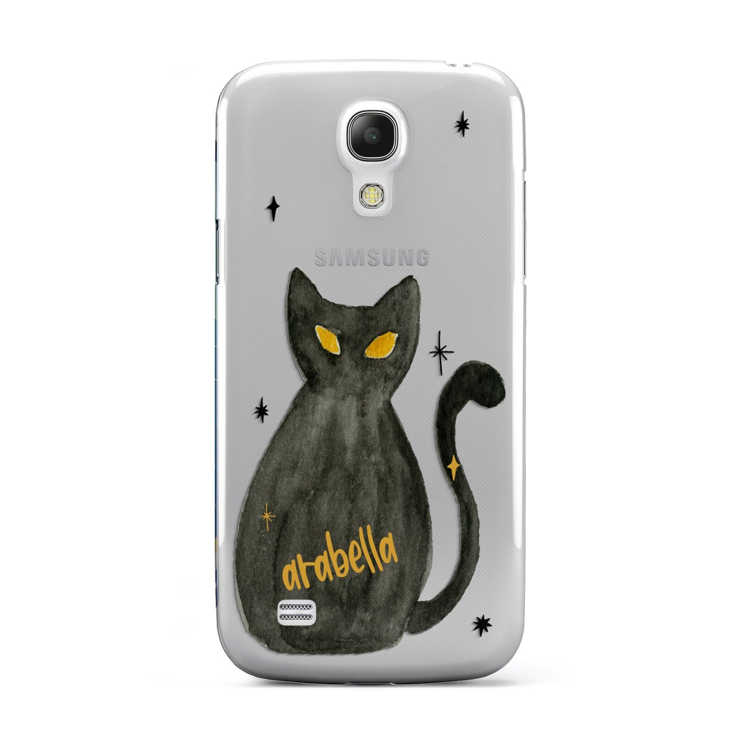 Custom Black Cat Samsung Galaxy S4 Mini Case