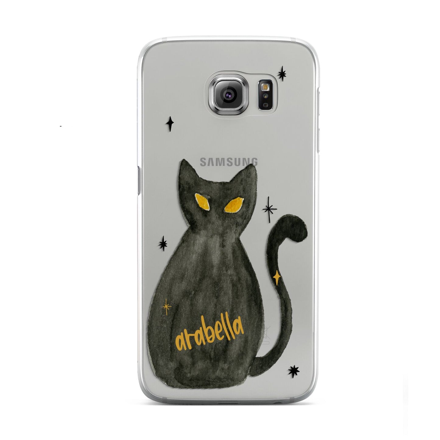 Custom Black Cat Samsung Galaxy S6 Case