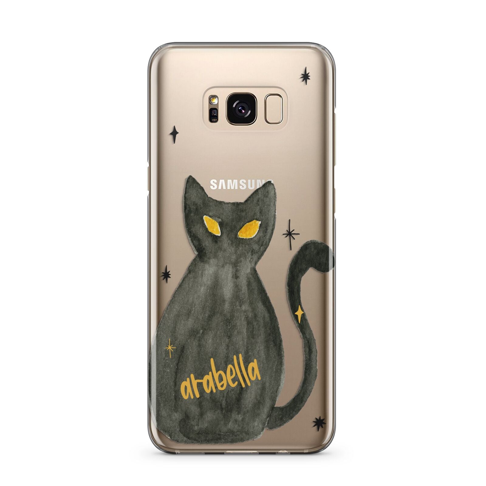 Custom Black Cat Samsung Galaxy S8 Plus Case