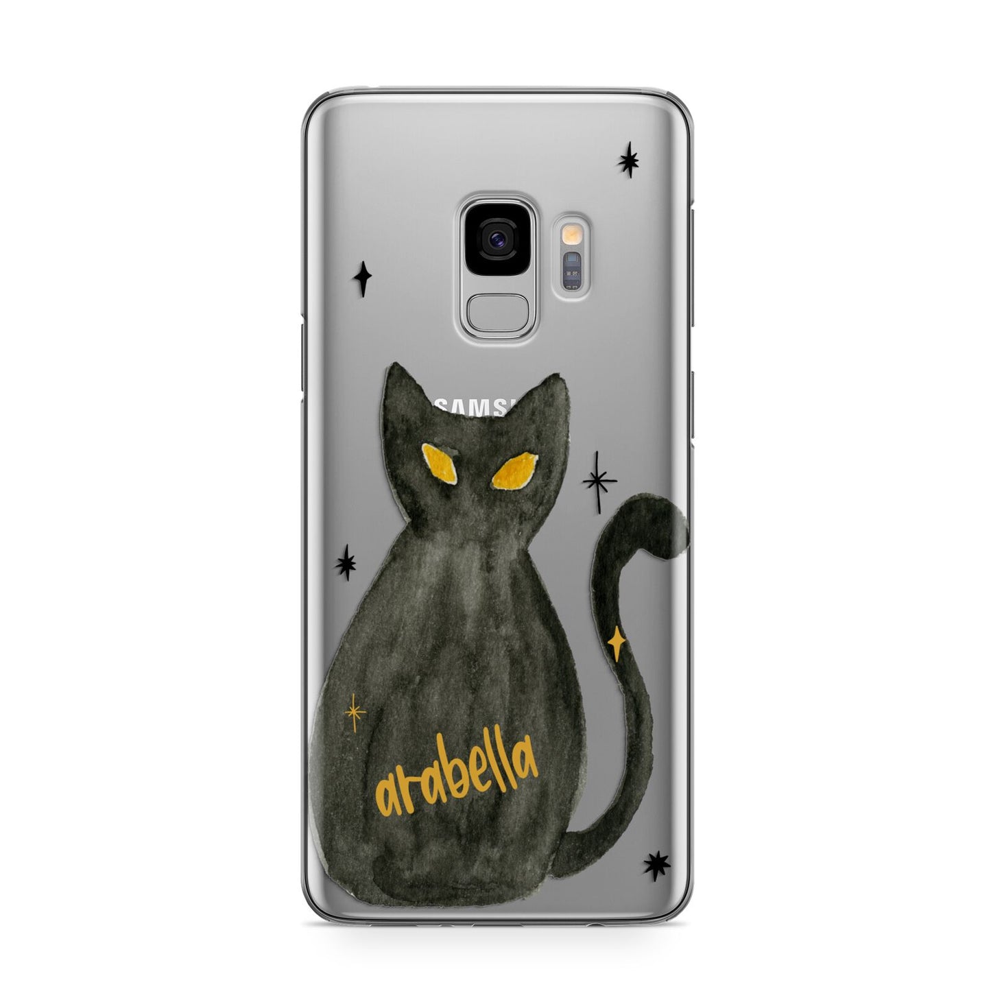 Custom Black Cat Samsung Galaxy S9 Case