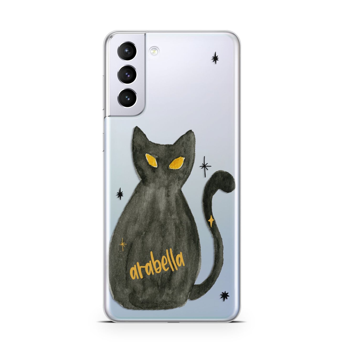 Custom Black Cat Samsung S21 Plus Case